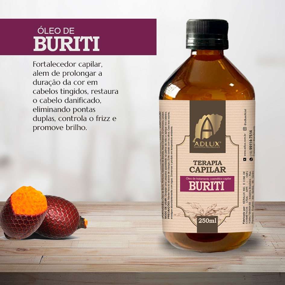 Óleo Vegetal de Buriti 250ML