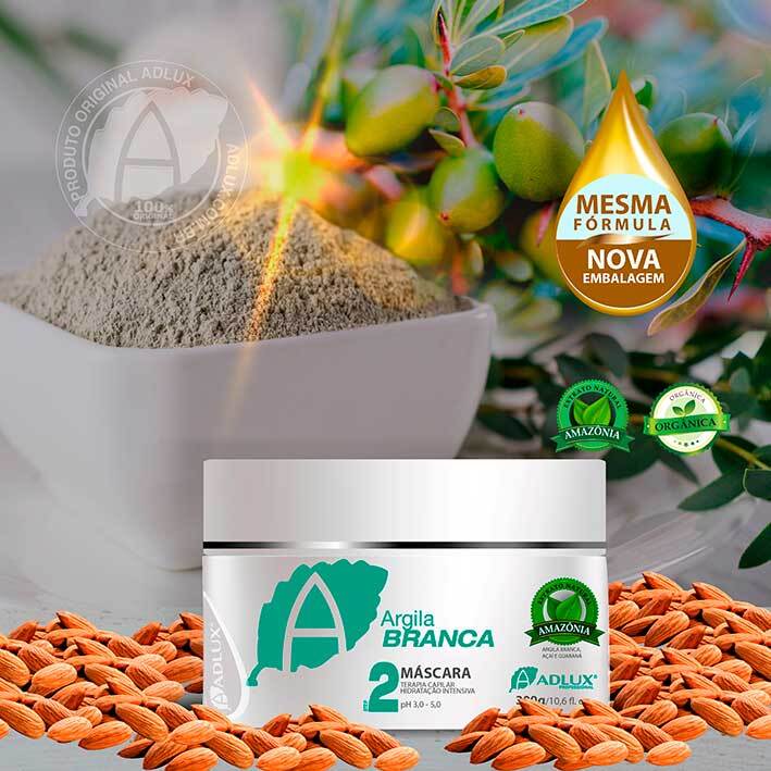 Argila Branca Máscara Manutenção - 300g