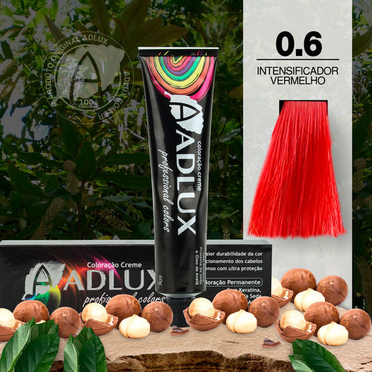 Coloração Creme Adlux 0.6 Intensificador Vermelho - 60g