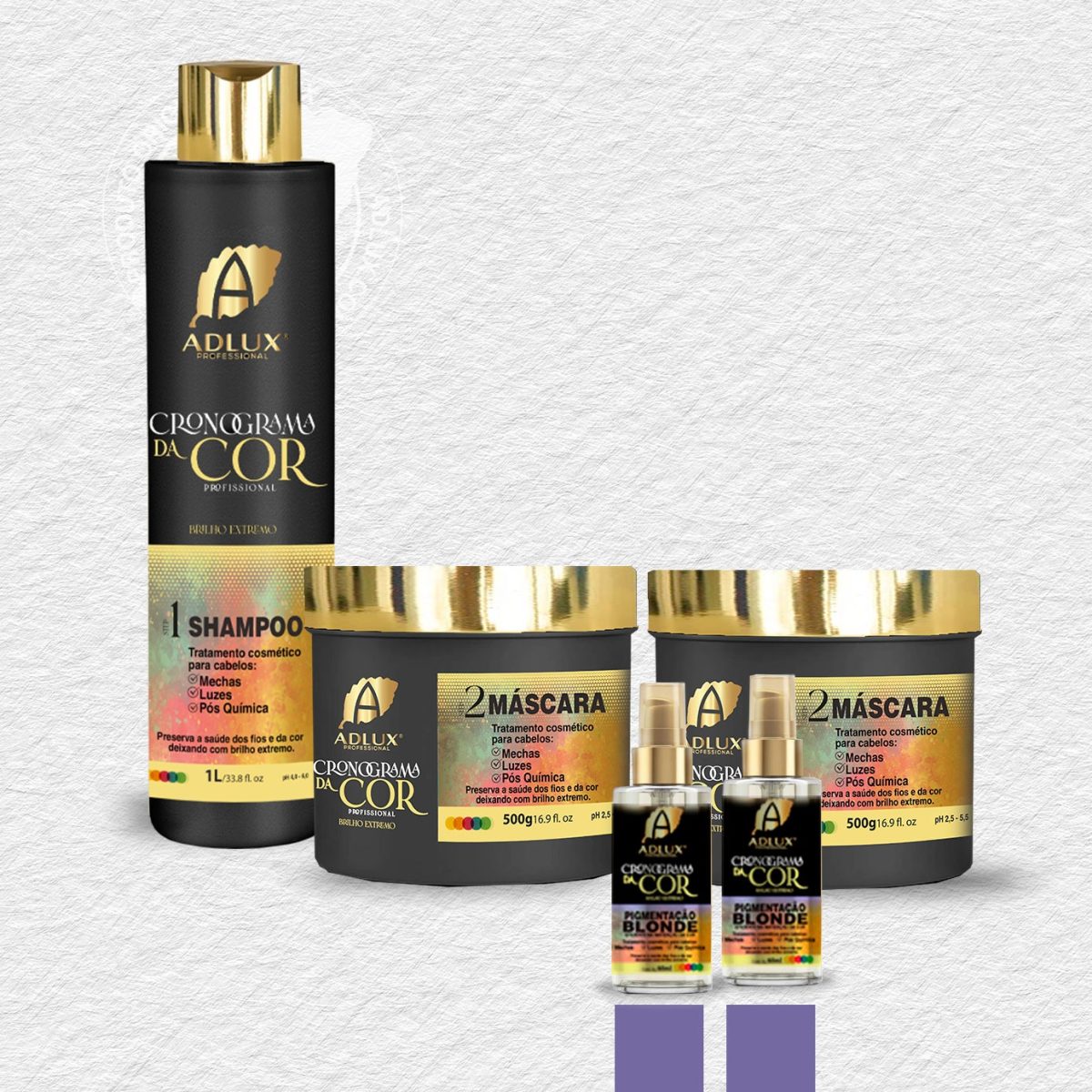 Kit Cronograma da Cor Profissional- 2 Passos (BLONDE- BLONDE)