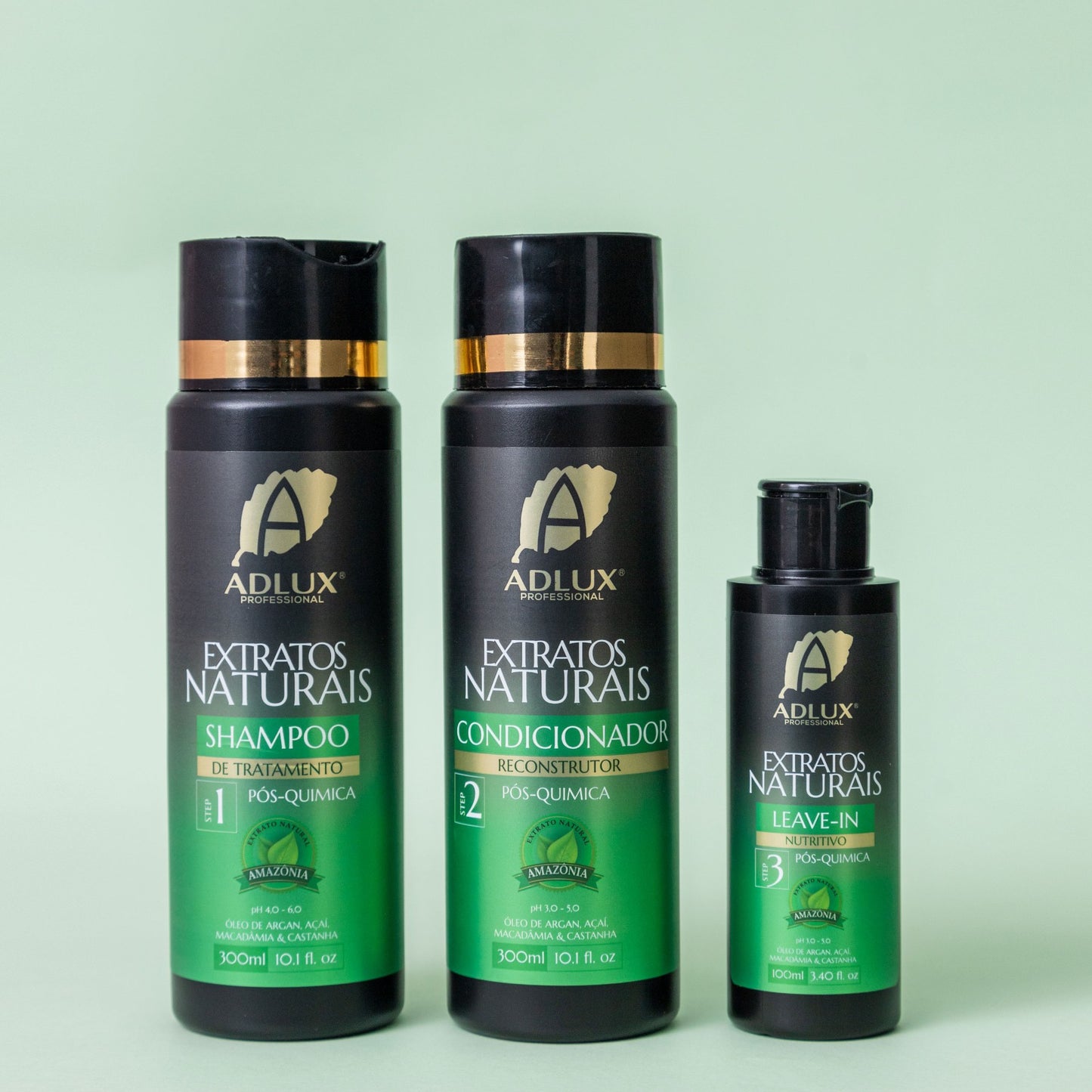 Kit Extratos Naturais Manutenção - 3 Passos (Lançamento)